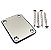 Neck Plate Fender Cromado com Parafusos Completo - Imagem 8