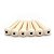 KIT de 6 Pinos para violão Aço Bege - Imagem 1
