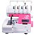 Máquina de Costura Doméstica Ultraloque Sun Point SS320 Rosa - Imagem 2