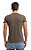 Camiseta henley portuguesa manga curta verde musgo - Imagem 4