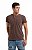 Camiseta henley portuguesa manga curta café - Imagem 2
