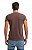 Camiseta henley portuguesa manga curta café - Imagem 4