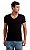 Camiseta elastano manga curta preto - Imagem 2