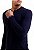 Camiseta elastano manga longa azul marinho super skinny - Imagem 3