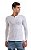 Camiseta elastano manga longa branco super skinny - Imagem 2