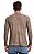 Camiseta henley portuguesa manga longa bege - Imagem 3