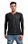 Camiseta henley portuguesa manga longa verde musgo - Imagem 1