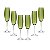 Conjunto com 6 Taças para Champanhe em Cristal Ecológico Greenery 220ml - Imagem 5