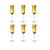 Conjunto de Taças de Champagne Âmbar em Vidro Cristalino Lapidado - Imagem 1