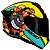 Capacete Axxis Draken Bomb Bomba Preto Amarelo - Imagem 5