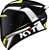 Capacete KYT TT Course Grand Prix Preto Amarelo - Imagem 1