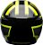 Capacete Bell STR Modular Robocop - Amarelo/Preto - Imagem 3