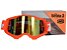 Óculos 100% Strata 2.0 Orange Laranja Espelhado Motocross - Imagem 4