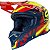 Capacete Motocross Cross ASW Fusion 2 Blade Amarelo Vermelho - Imagem 1
