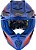 Capacete Ls2 Motocross Cross Mx437 Fast Alpha Azul Fosco - Imagem 3
