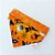 Bandana pet dupla face Halloween laranja - Imagem 1