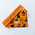 Bandana pet dupla face Halloween laranja - Imagem 2