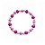 Colar pet de luxo rosa e pink - Imagem 3