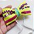 Laço tiara pet neon com lantejoulas coloridas - Imagem 2