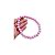 Colar pet rosa claro - Imagem 2
