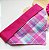 Bandana para pet Xadrez pink - Dupla face - Imagem 2