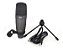 MICROFONE PARA GRAVAÇÃO NOVIK FNK 02U USB LIGAÇÃO DIRETA PC - Imagem 1