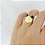 Anel ajustável Mickey aço banhado ouro 18k - Imagem 2