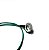 Terminal Eletrodo de EMG PE Highlander Cabo 25cm Verde - Imagem 2