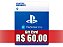 Gift Card de R$60,00 para Playstation (PS3, PS4 e PS5) - Imagem 1