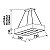 Pendente Chess Cfl E27 – Bivolt 127v / 220v – 720 X 350 X 120mm - Newline - Imagem 4