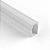 Perfil de Sobrepor para Led em Alumínio EKPF12SL - Imagem 1