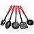 Conjunto Completo de Talheres e Utensílios Franc Vermelho com 5 Peças Elegância e Funcionalidade na Cozinha - Imagem 1