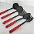 Conjunto Completo de Talheres e Utensílios Franc Vermelho com 5 Peças Elegância e Funcionalidade na Cozinha - Imagem 8