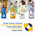 Lava Roupas Líquido Coco E Baunilha Girando Sol 3L, Sabão Líquido Lava Roupa Perfumado, Branco, Ação Delicada, Proteção - Imagem 3