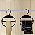 Cabide Cachecol Redondo Preto Cinquetti, Suporte Para Cachecol E Manta, Preto, Design Antiderrapante, Produzido Com Plás - Imagem 2