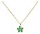 Colar Pingente Flor Verde Dieyuro - Imagem 1