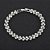 Pulseira Cristal De Diamante Em Prata Ou Ouro - 16 cm - Ouro - Imagem 2