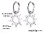 Brincos Sol Prateado Aço Inox - Imagem 2