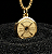 COLAR COM PINGENTE ANILHA NO PAIN NO GAIN BANHADO A OURO - Imagem 2