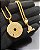 COLAR COM PINGENTE ANILHA NO PAIN NO GAIN BANHADO A OURO - Imagem 3