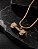 Colar com pingente halter beauty banhado a ouro com cristais - Imagem 2