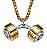 Colar com pingente halter curvado - Imagem 1