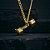 Colar com pingente halter vip banhado a ouro - Imagem 2