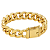 Pulseira grumet elite banhada a ouro - Imagem 1