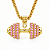 Colar halter supreme luxury pink gold - Imagem 1