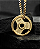 Colar com pingente anilha raiz banhada a ouro - Imagem 3