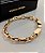 Pulseira Torion elite com fecho box banhada a ouro - Imagem 1