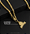 COLAR COM PINGENTE HALTER ELITE DESMONTAVEL BANHADO A OURO - Imagem 5