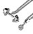 Colar LUXO com pingente halter anilhas removíveis - Imagem 2