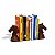 Aparador Livro Suporte Bibliocanto Cavalo Xadrez Pinus - Imagem 1